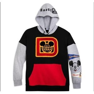 Walt Disney World 50th Anniversary Pennant Vault Collection Pullover Hoodie 2XL